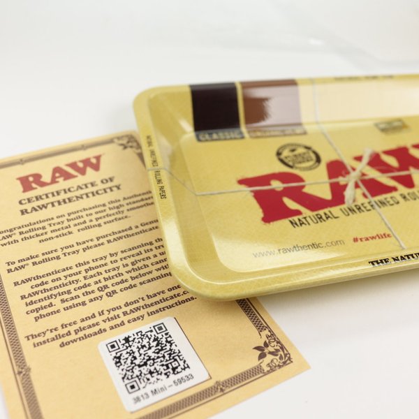 RAW Metall Rolling Tray small, 18x12,5 cm
