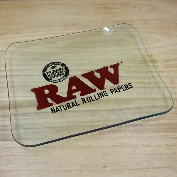RAW Glass Rolling Tray *Limited Edition*