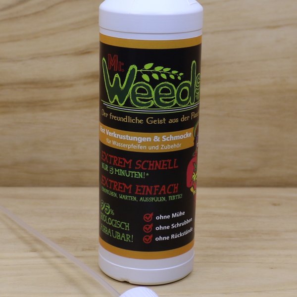 Mr. Weeds Bongcleaner, Spay Bottle with 500ml
