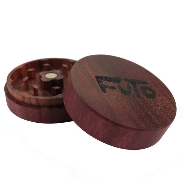 Futo Purple Heart-Holz Grinder, CNC-gefräßt