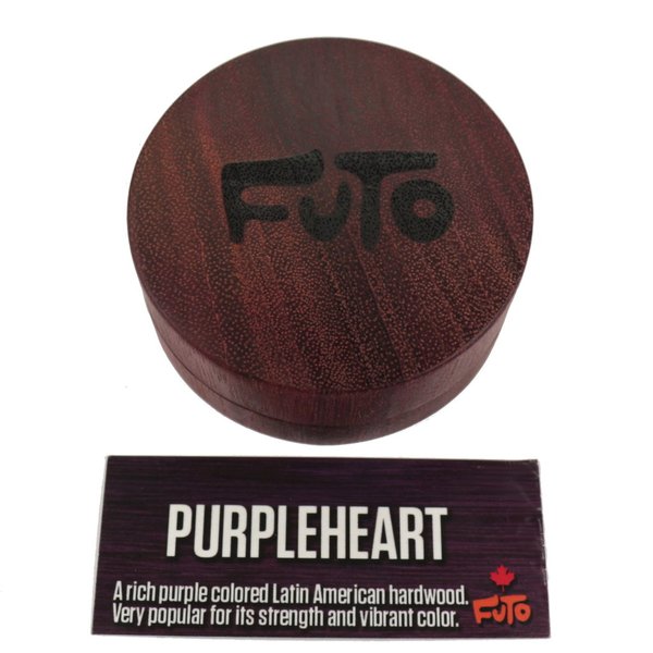 Futo Purple Heart-Holz Grinder, CNC-gefräßt