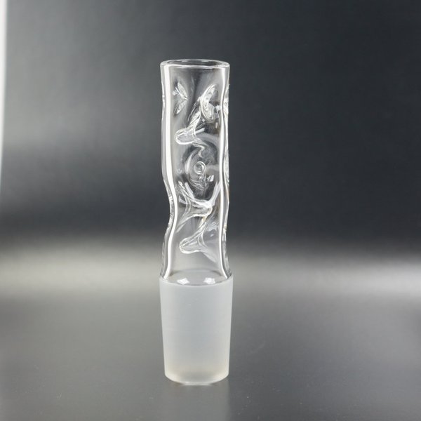 Cooling Mundstück Glas, kurz - Glow RCV 18, Dreamwood