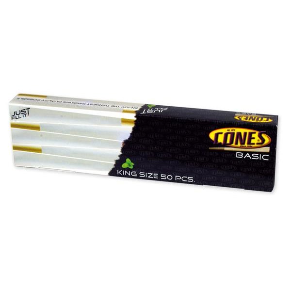 Cones KING SIZE Prerolled Papercones, 109mm, 50 pcs.