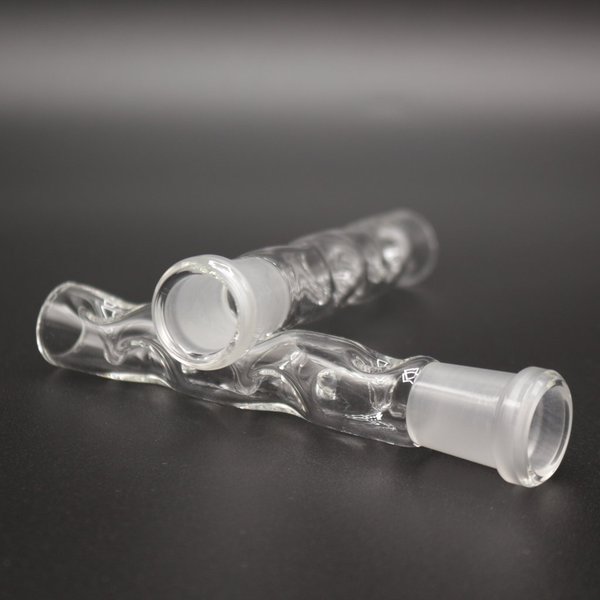 Glass Cooling Mouthpiece, NS14 female, Dreamwood
