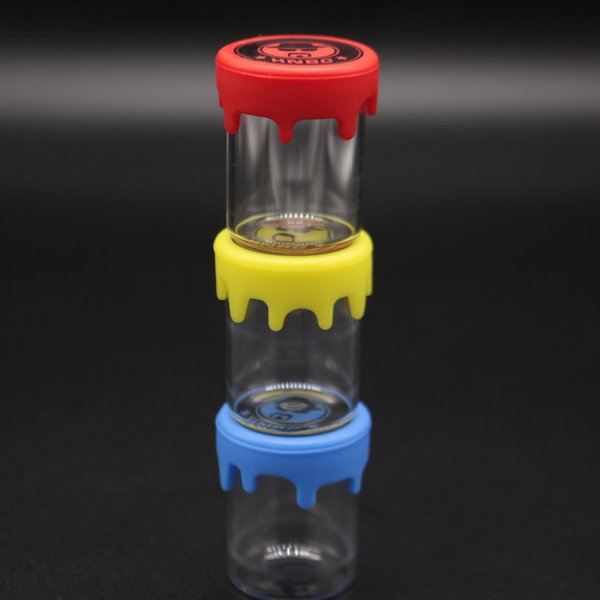 Drip Lid Dabbing Glass Container, 10ml, dif. colors - Heisenberg HNBG