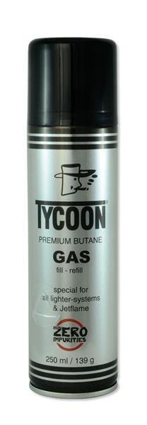 TYCOON PREMIUM Feuerzeug Butangas 250ml