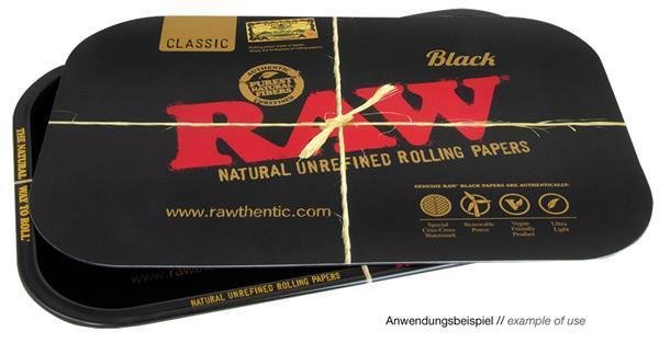 "RAW Black" Tray Magnet-Cover, klein