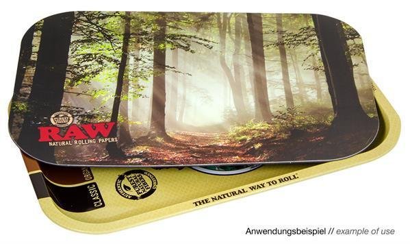 RAW Tray Magnet-Cover "Smokey Forest", klein