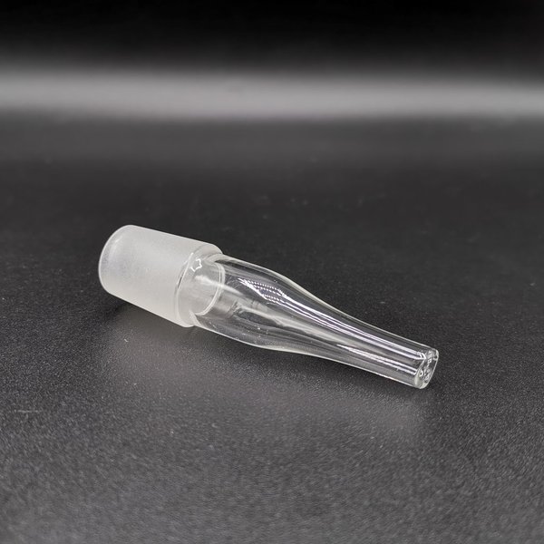Glassadapter 18 male hoseadapter straight/Glow RCV 18 Glass Mouthpiece short