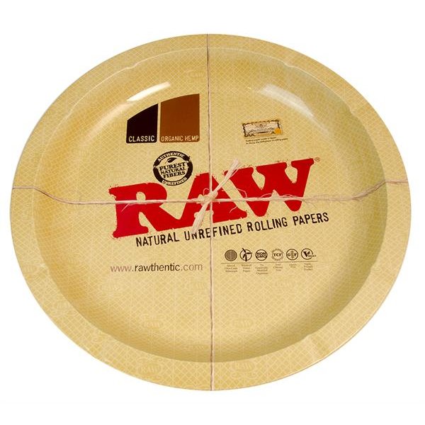 RAW Rolling Tray ROUND "RAW Classic"