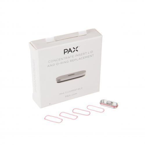 Pax concentrate lid with sealing rings