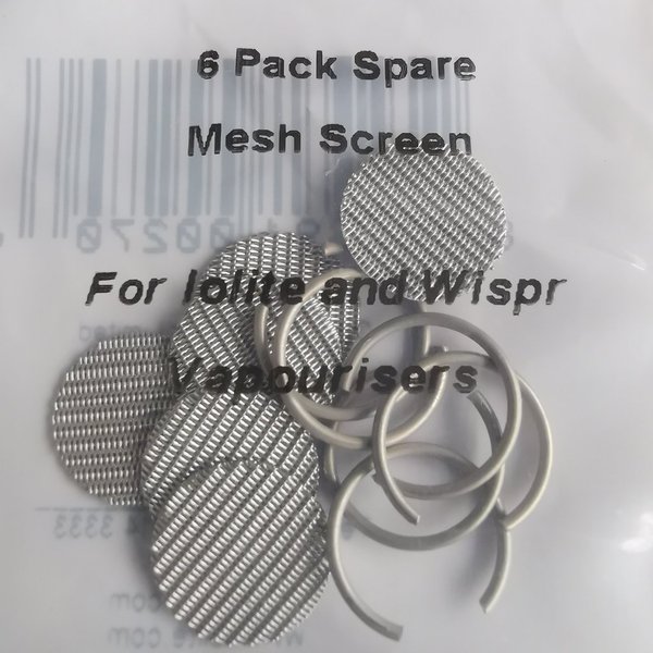 WISPR and Iolite Screen-Set fine mesh with rings