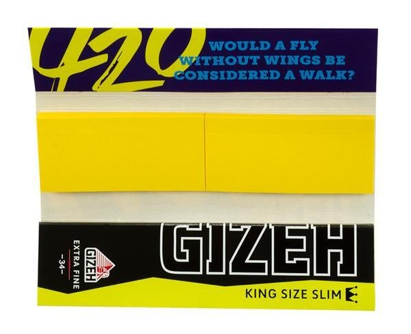 Gizeh 420 Ltd. Edition (Black Extra Fine) King Size Slim + Tips, 26er Box