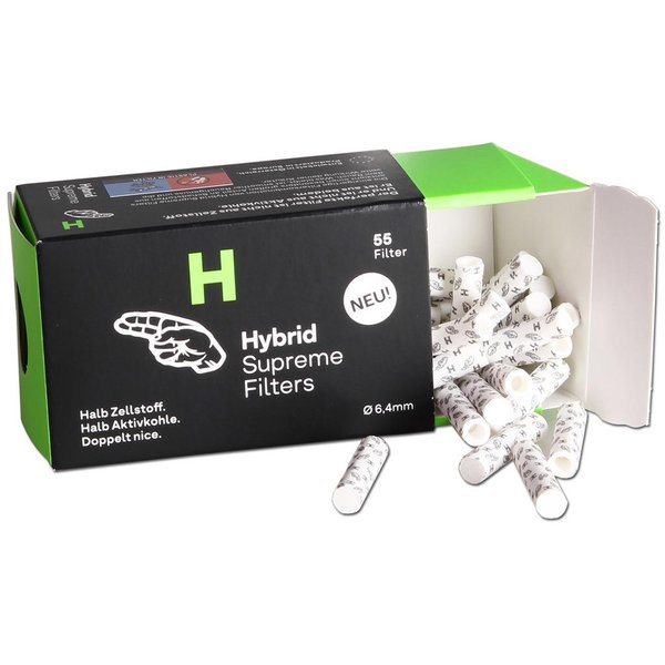 Hybrid Supreme Filters Zellstoff-/Aktivkohlefilter