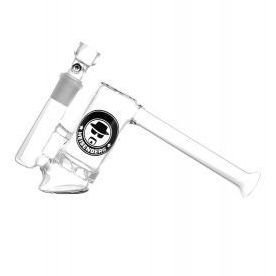 Highlander Bubbler Glass Pipe with Cut Disc Diffusor