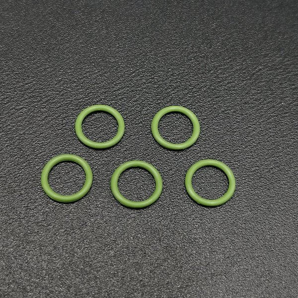 O-Ring Set 5 Stück, 6x1mm, grün, für Dynavap und Dreamwood Stems mit Mundstück