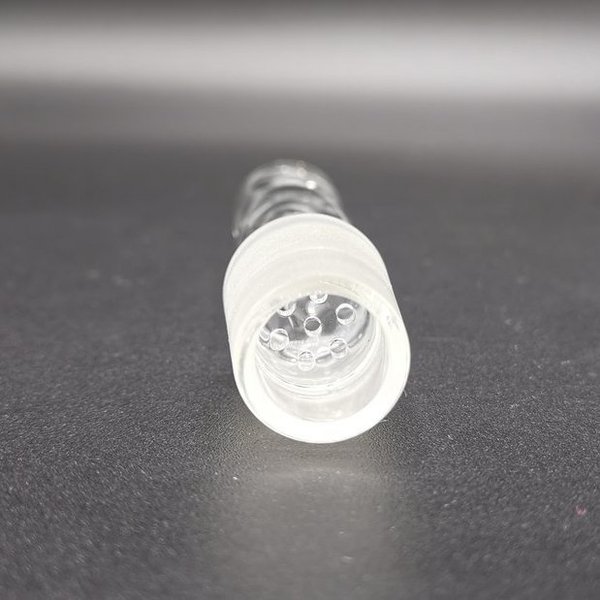 Glass Cooling Mouthpiece, with glass screen - Glow RCV 18, Dreamwood
