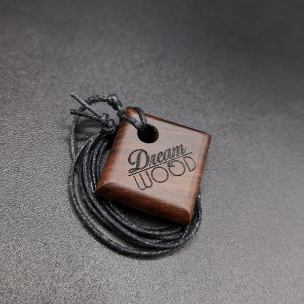 Necklace with Pendant - Santos Rosewood - Dreamwood