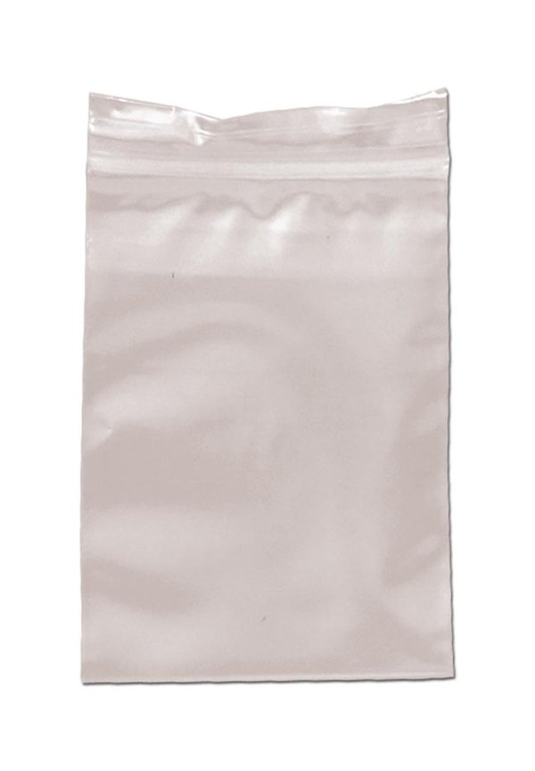 Zipper Bags, 80x120mm, plain, clear
